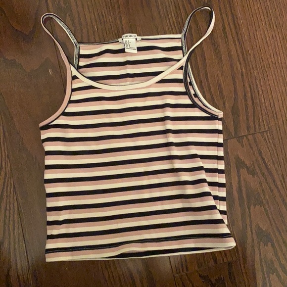 cropped striped tank in size women’s small from Forever 21! - Picture 1 of 3